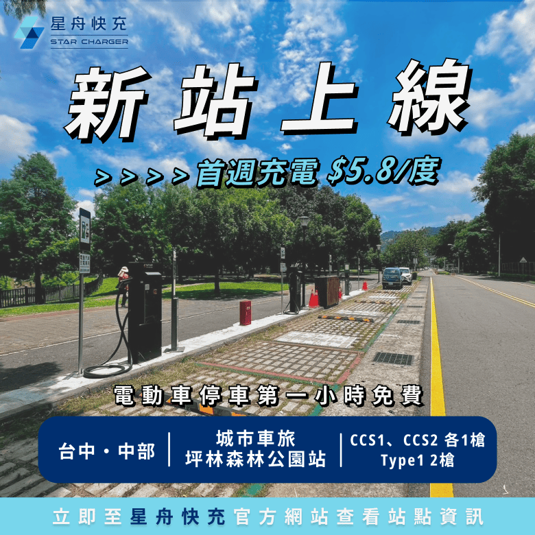 新站上線 城市車旅坪林森林公園站